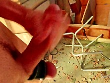 URBEX ADVENTURE. A sexy slut jerks me off in an abandoned church