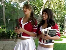 Mind Blowing Busty Teens Have Hot Lesbian Threesome In Bed (18+)