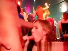 Blowjob On Knees At Cfnm Orgy