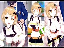 【Vtuber夜空メル】コイカツ！プレイエロアニメ動画(アニメ3Dcgエロゲーム 版権キャラカード)