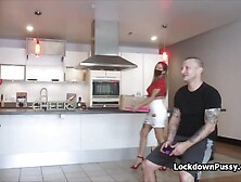 GF is back from the store horny for cock