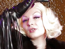 Blonde Milf In Leather Gloves And Fur: Fetish Asmr Free Video Of Arya Grander - Pretty Braces Face