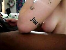 White Girl Sucks Big Black Cock - Interracial Blowjob Video