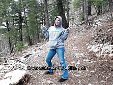 Blowjob in a campground after a hike