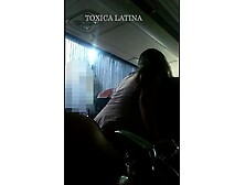 unknown girl fucking and jumping on cock secretly on the bus in public REALLY RECORDED HER "part 1"