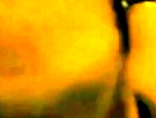 Asian beauty in lingerie teases her lover before seducing him on stairs