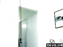 Lily Lane uses big tits to stroke stepsons large hard shaft