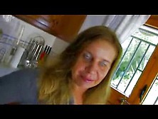 Sexy French Mamma Fuck On Kitchen