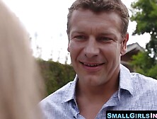 SmallGirlsInPorn. com - Lilly Ford finds a hotspot and a huge cock to ride hard