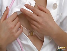 Erotic nurse fucking big dick POV Yui Tsubaki