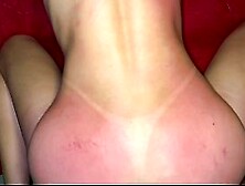 The blonde married woman with the plug couldn't take it anymore and asked to stop.