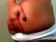 Horny girl with big tits gets a nice creampie