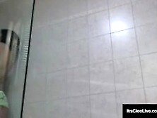 Its Cleo,  Online Cam Sweetie Gets IT WET & SUPER ON With DILDO!