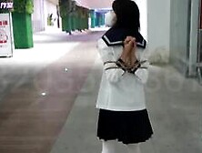 Chinese Girl outdoor exhibitionism BDSM Training 99