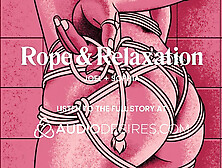 You're tied up and all you can do is moan – Intense BDSM rope play audio experience