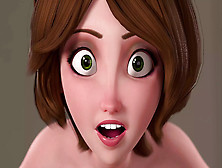 Huge Hero 6 - Aunt Cass First Time Anal (Animation With Sound)