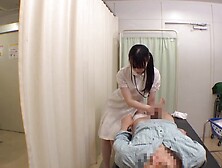 Naughty Nurse Sora Kamikawa Is Sucking Her Patient's Hard Wood