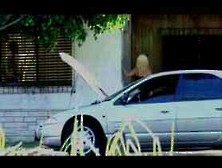 Sexy blondie pays a visit