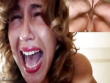 Best Maelle's Anal Cummed Compilation Ever! Look At Her Painful Face Screaming And Crying