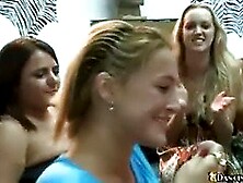 Wild Club Girls Deepthroat Masked Dude's Dick In Wild Orgy