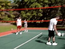 UNLEASH THE BEAST Busty Anais Amore SMASHES Volleyball Court with HER ATOMIC PUSSY