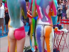 Sexy Naked Body Paint Part 3