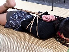 Chinese Beauty Hogtied