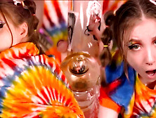 Rainbow Beauty Smoked Some Weed and Decided to Smoke My Dick after 4k