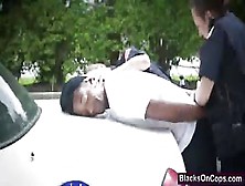 Busty Cops Arrested Handsome Black Stud And Banged Him