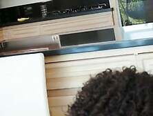 Stepmom Misty Stone strapon fucked during stepfamily 3way