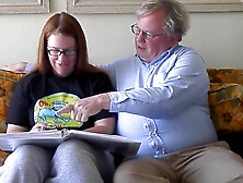 Chub Dad Bear screws allies daughter and cums inside her