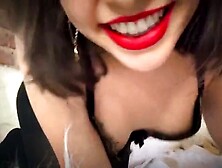 Teen Mistress In Pantyhose Gives Jerk Off Instructions