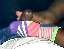 Ebony Sockjob Footjob