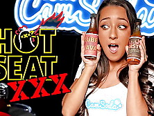 Sweet Ones XXXtra Spicy Porn Parody - Alluring Thin MILF Pours Flaming Charming Sauce On Twat Lips BBC Sexy Sauce Challenge