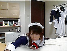 Blindfolded Japanese Teen 18  Maid In Bondage Fucking