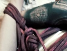 Naughty Dreaz shibari fun - Attractive Dreadlocks bitches Anuskatzz + Valkyriz getting tied up bondage BDSM