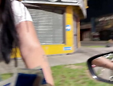 I meet a sexy saleswoman in Buenos Aires and she ends up being my amateur porn actress.