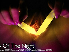 Kinky Blonde Beauty Fucks Her Pussy And Ass With Glowsticks