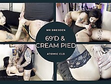 Tiny Petite Dancer 69'd and Creampied by Muscle Bear