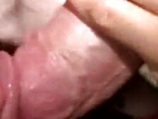 Black mouth close up on my dick video part4