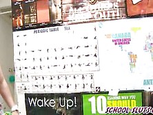 College students play strip version of beer pong