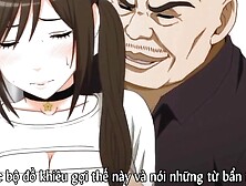 Kinky man gropes lovely anime girl & fucks her in adult cartoon