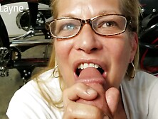 Daizy Layne Loves To Swallow A Big Hard Cock!