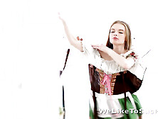 Pretty Babe Adel Bye Blows Meat