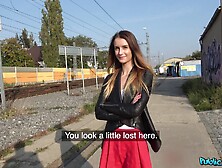 Adelle Unicorn spreads her legs for the best cum ever with a stranger