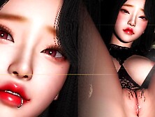 Korean sexy model Twat Juicy????(Fine spread legs!)