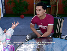 Adult visual novel featuring a hot blonde with big boobs and a thick booty