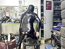 Garage Gimp Screwing machine Bam Sex tool 7. 6 cm 40cm Lengthy monster