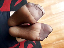 Nylon Foot Taunt 2