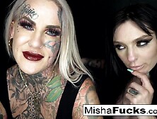 Evilyn Ink Destroys Misha During A Hawt Energetic Screw!